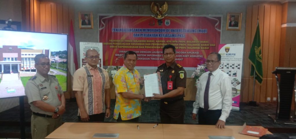 Penandatanganan Kerjasama Terkait Launching Suatu Aplikasi disebut Sikat Korupsi