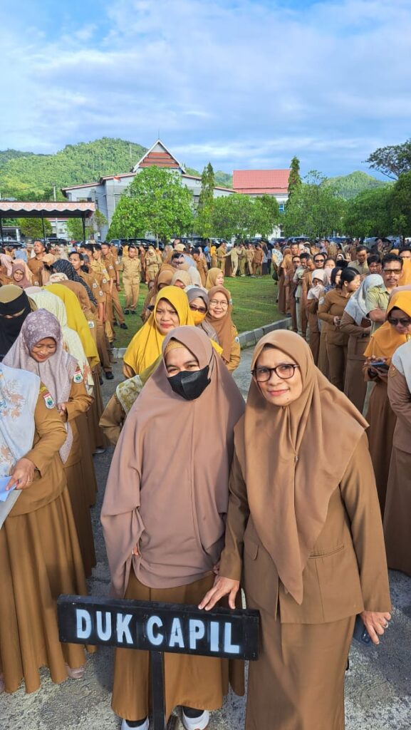 Dinas Dukcapil Sulbar Hadiri Apel Pagi Perdana Pasca Libur dan Cuti Bersama Idul Fitri 1446 H